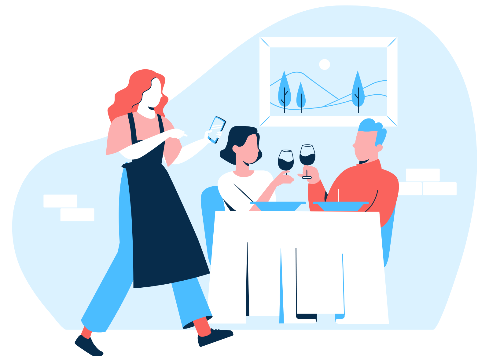 Illustration Restaurant Zelty
